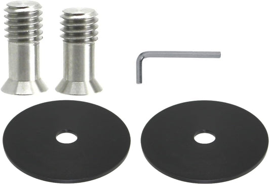 Flush Mount Kit 2 X 3/8" "Bullet" Screw & 2 Spacers / Tripod Clamp Desmond