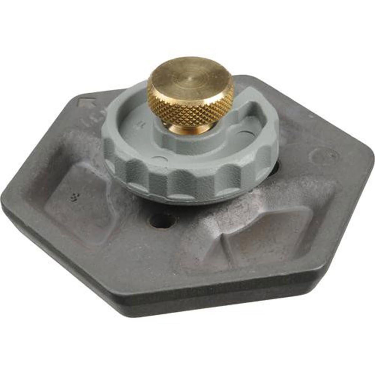 Manfrotto 030- 38 Replacement Hexagonal Quick Release Mounting Plate with 3/8 Thread