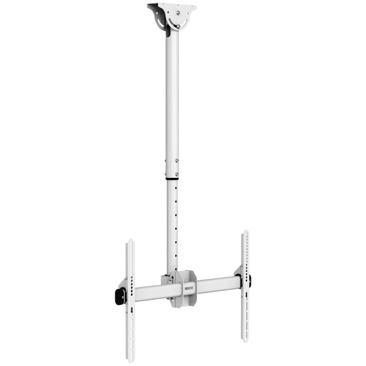 Mount-It Ceiling TV Mount Bracket, Fits 40 42 47 50 55 60 70 Inch Flat Panel Televisions, Adjustable Height Telescoping Tilt and Swivel, Mount