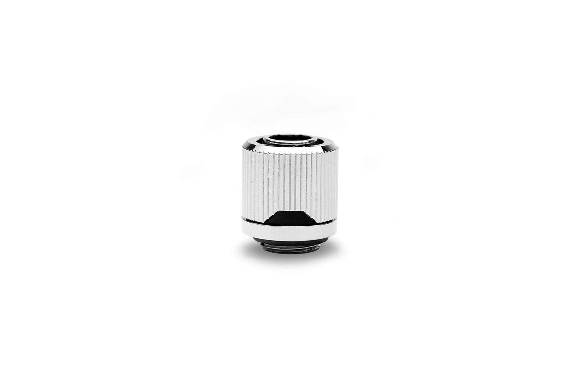 EKWB EK-Quantum Torque STC-10/13 Compression Fitting for Soft Tubing, 10/13mm (3/8" ID, 1/2" OD), Nickel, 4-Pack