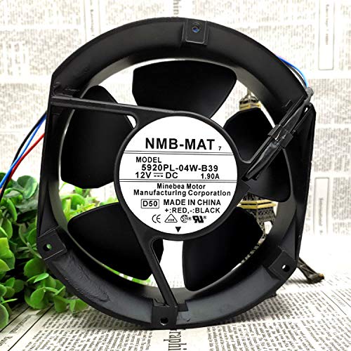 5920PL-04W-B39 12V 1.90A 172mm L×150mm W×51mm H 3-wire Cooling Fan