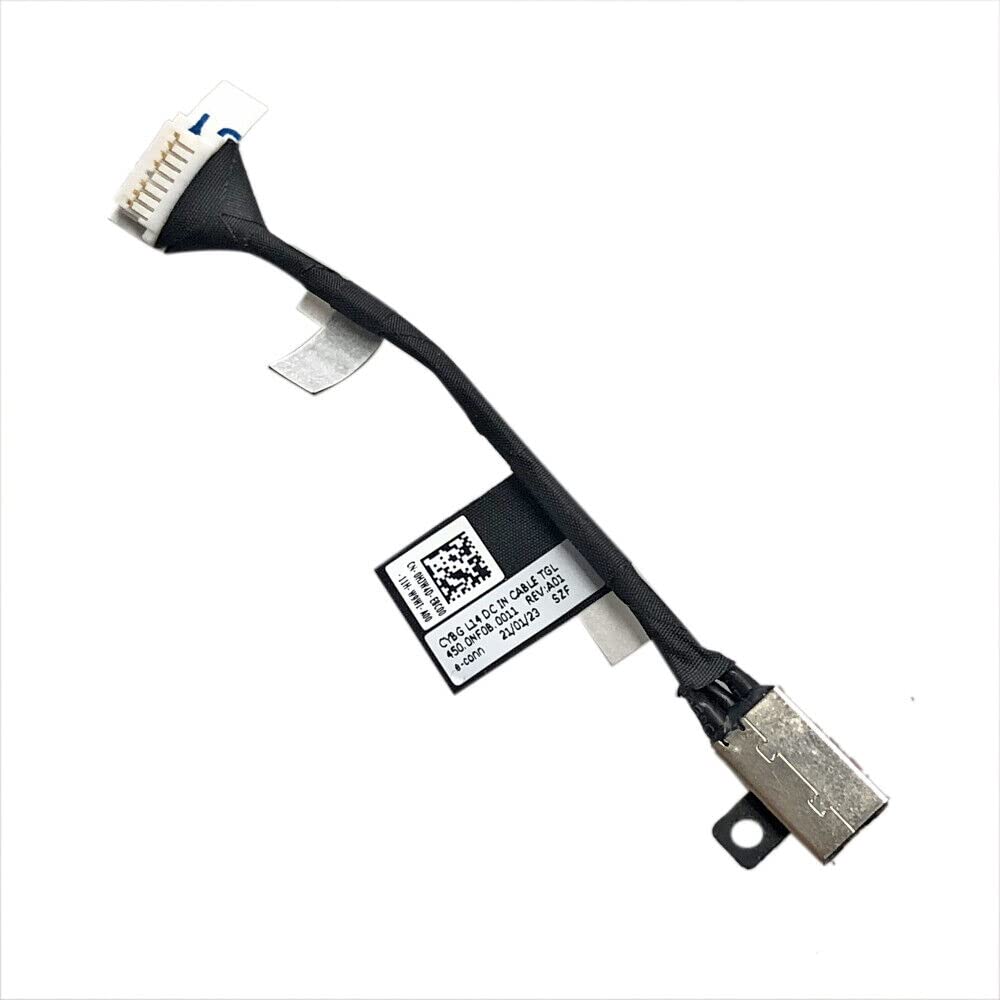 GinTai DC Jack Power Cable Connector Socket for Dell Latitude 3420 3430 P144G003 3520 3530 E3420 CYBG L14 2 in 1 0HJW4D HJW4D 450.0NF0B.0001