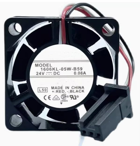 Ailsa Hexi 1606KL-05W-B59 DC24V 0.08A 40x40x15mm 3-wire inverter Fanuc cooling fan