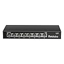 Reidubo Ethernet Switch Unmanaged, 8 Port 2.5gb Switch, 60Gbps Switching Capacity, Ideal for 2.5Gbps NAS/PC, 4K Video, Game Console, AP, Desktop Wall