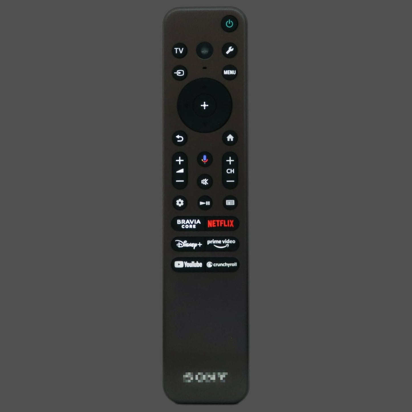 Dan's Originals RMF-TX910U Remote Control with Backlit Keys, Voice, Premium Metal Case, Compatible with Sony TVs (2023 & 2024) - RMFTX910U