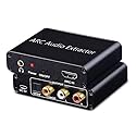 HDMI ARC Audio Extractor, Digital to Analog Converter with SPDIF, Coaxial, L/R Output, 3.5mm Headphone Jack
