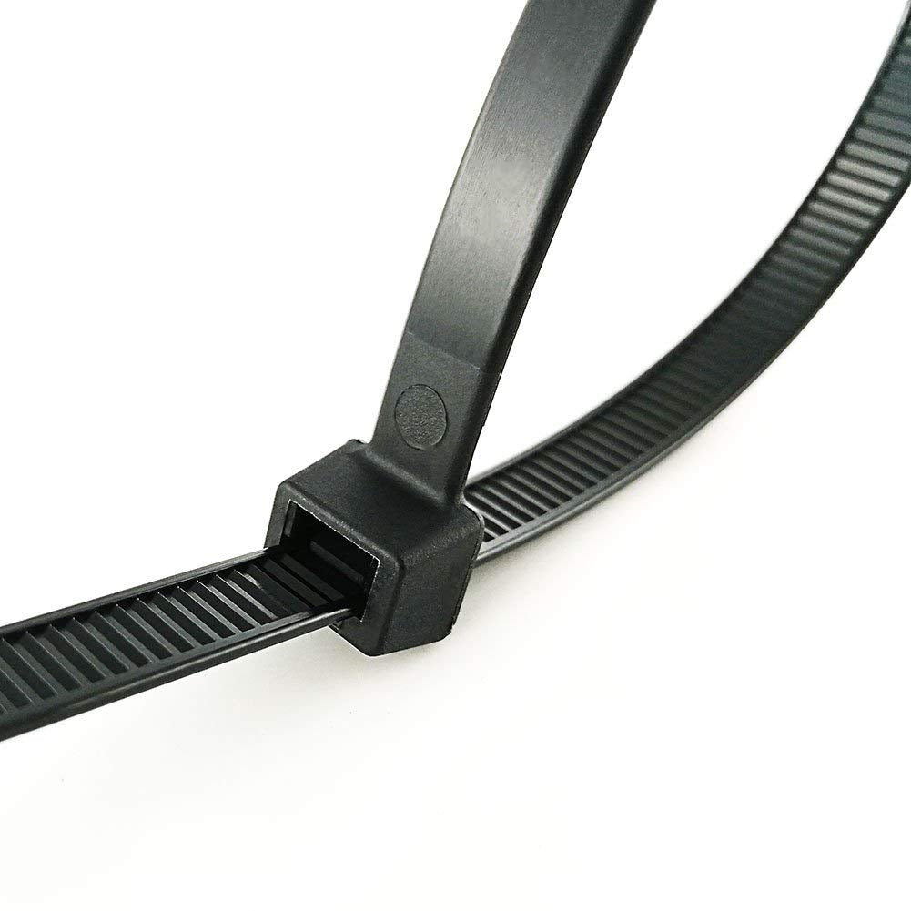4x200MM Self Locking Nylon Cable Ties, 8” Standard Zip Tie Wire Strap Fastener, 500Pcs