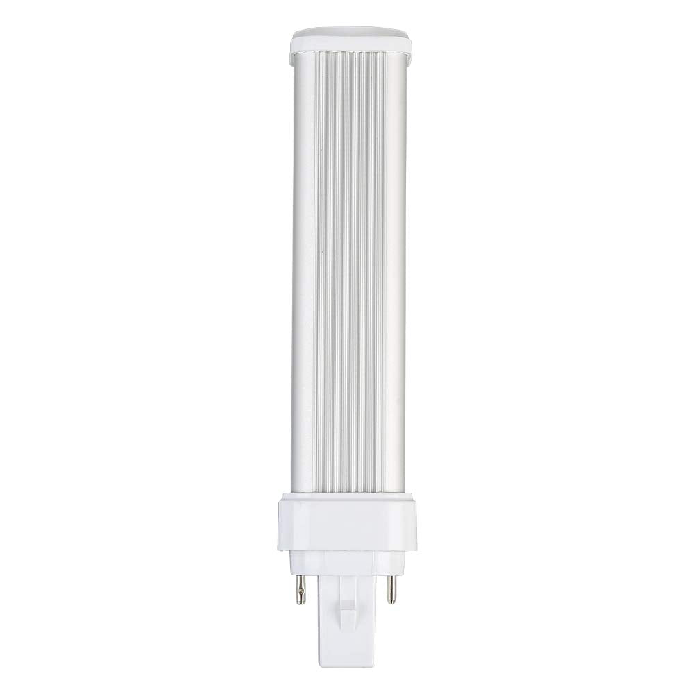 E-Simpo 2pcs 7W G23 GX23 LED Bulb 7.1"/180mm 2-Pin LED PL Retrofit Lamp CFL 13W Replacement 180 View Angle Horizontal Recessed Down Light Bulb Warm
