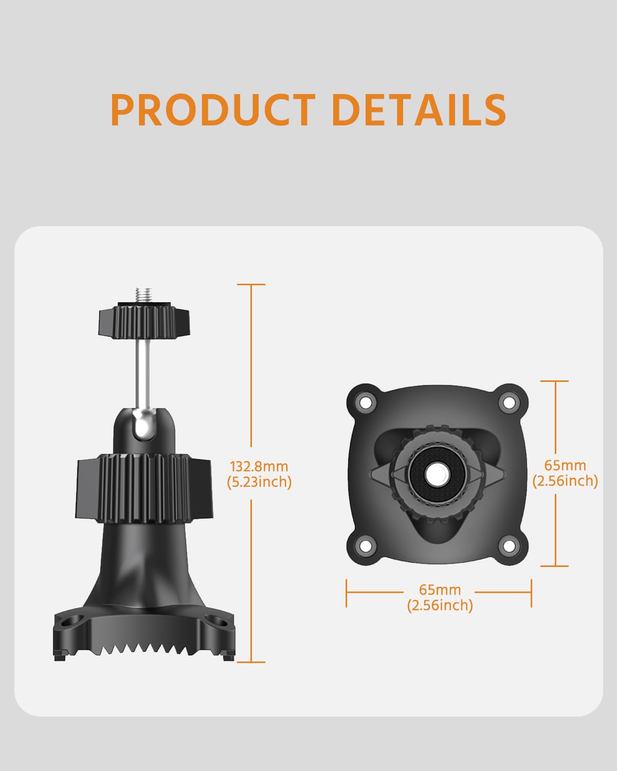 WingHome Trail Camera Mount Secure Stable Design, Trail Camera Holder Tree Screw Mounting Bracket, Versatile Accessory for All Trail Cameras