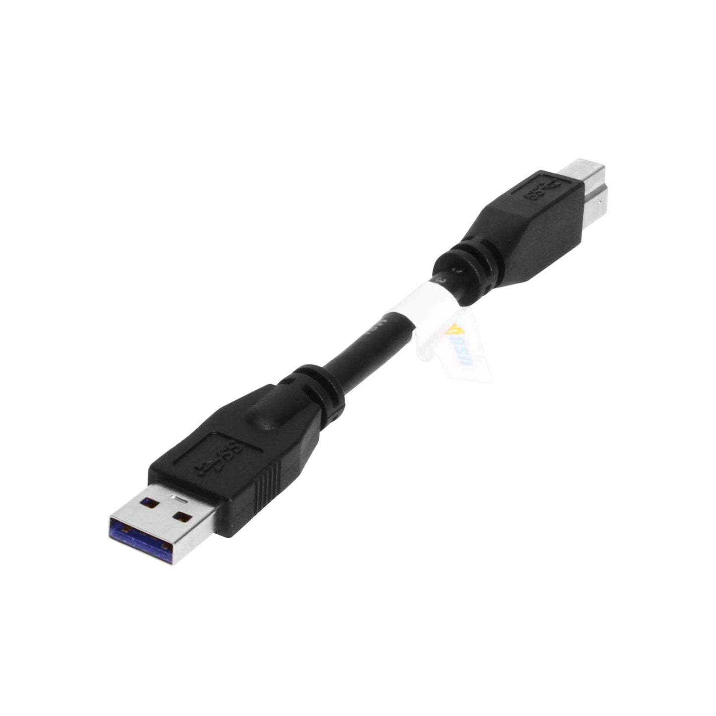USBGear 6 inch USB A to B Cable - 5Gbps Data Transfer for Printers, Scanners, Industrial Devices