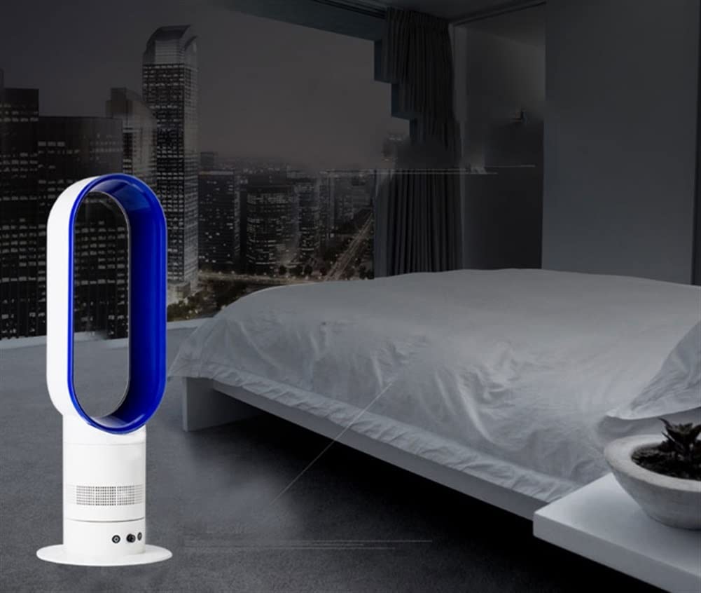 Bladeless Fan, Oscillating Fan, Standing Fan, Tower Fan, Quiet, Suitable for Bedroom Living Room Home Office (Color : Silver) (Silver)