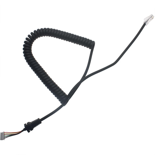 SYCZIOHU Replacement Microphones Cable Cord Wire 6-core for Car Radio Accessories Hand Microphone Connection or Extension Cable Production (1 PCS)