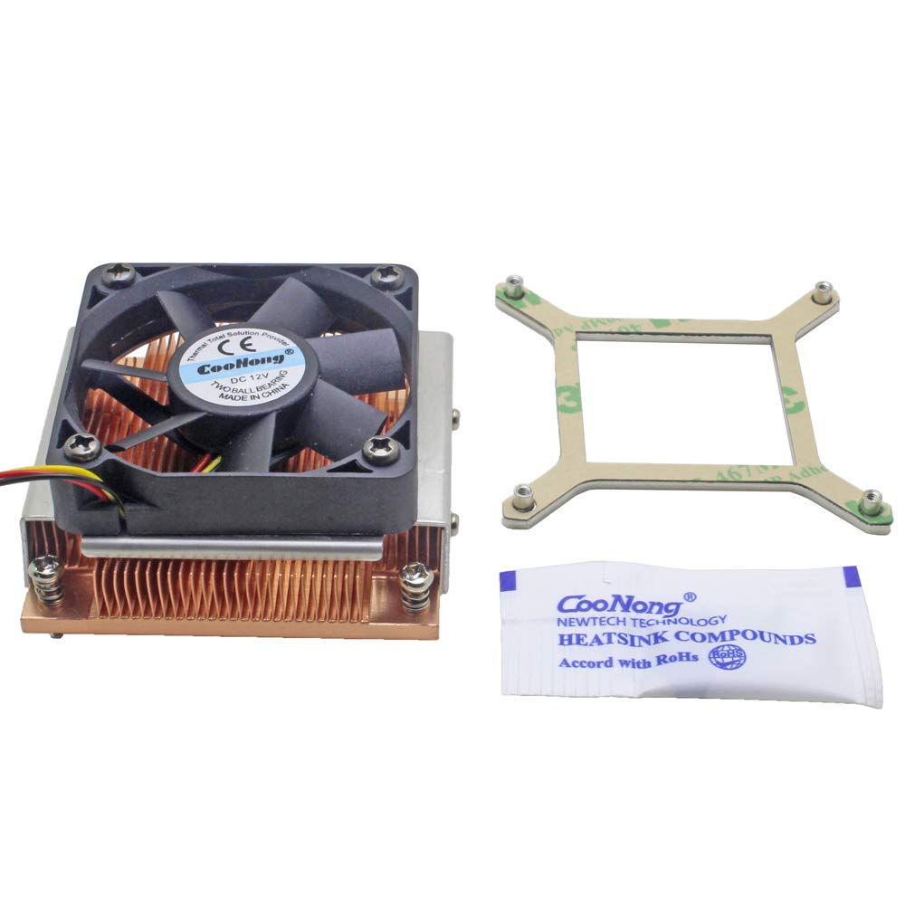 1U Server CPU Cooler Industrial Personal Computer Copper heatsink Cooling Fan for Intel PGA988/989 Active Cooling