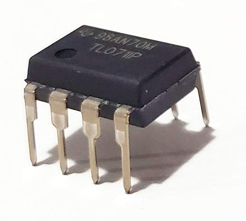 Juried Engineering TL071IP TL071 Low-Noise JFET-Input Operational Amplifier Op Amp Breadboard-Friendly IC DIP-8 (Pack of 5)