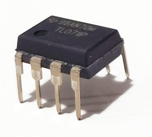 Juried Engineering TL071IP TL071 Low-Noise JFET-Input Operational Amplifier Op Amp Breadboard-Friendly IC DIP-8 (Pack of 5)