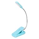 VAVOFO Rechargeable Book Light, Blue Light Blocking, Amber 1600K Clip On Reading Light, Eye Care 7 LEDs Kids Book Light for Reading in Bed with Power