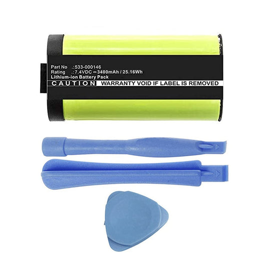 MPF Products Extended 3400mAh 533-000146 Battery Replacement Compatible with Logitech UE Megaboom 3, S-00171 Wireless Waterproof Bluetooth Speaker