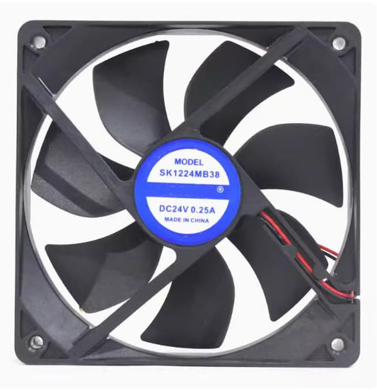 SK1224MB38 DC24V 0.25A 120x120x25mm 2-Wire Inverter DC Cooling Fan