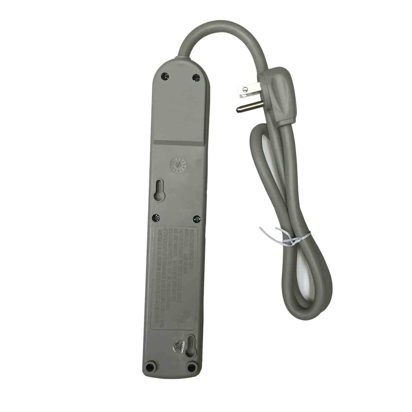 Electric Power Strip 6-Outlet 3FT W/Circuit Breaker Angle Plug
