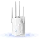 ROQRL 2026 WiFi Extender AC1200 Dual Band 5GHz/2.4GHz Signal Booster Up to 15,999 Sq.ft, 3-in-1 Wireless Repeater Router Amplifier for Home