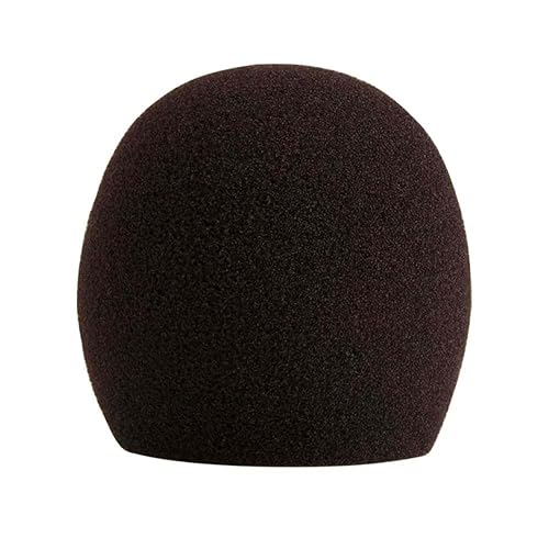 Shure A58WS-BLK Foam Windscreen for All Shure Ball Type Microphones, Black