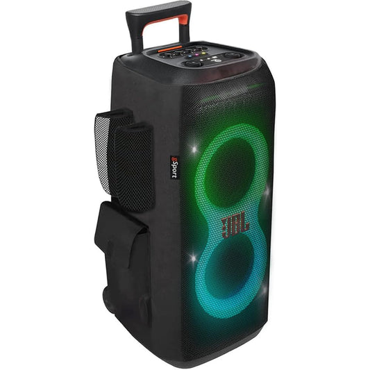 JBL PARTYBOX Stage 320 Portable Party Speaker Bundle with gSport Cargo Sleeve (Black)