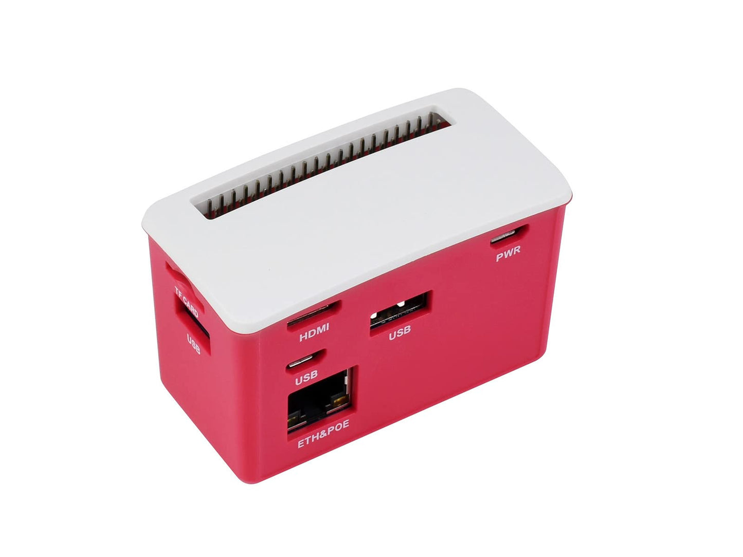 Waveshare PoE Ethernet/USB HUB Box, Compatible with Raspberry Pi Zero/Zero W/Zero WH, 3X USB 2.0 Ports, 802.3af-Compliant