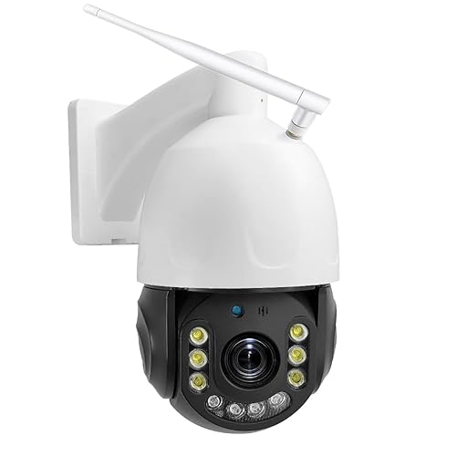 Funxwe 5MP 30X Optical Zoom Security PTZ Camera, WiFi 2.4GHz 5GHz Speed Dome Wireless IP Camera, Motion Detection Auto Tracking Outdoor Color Night