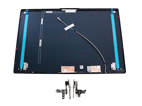 RGBBYTE LCD Back Cover & Hinges Navy Blue for Lenovo IdeaPad 5-15IIL05 81YK 5-15ARE05 81YQ 5-15ITL05 82FG 5-15ALC05 82LN 5CB1B42833 5CB0Z31046