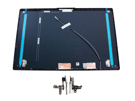 RGBBYTE LCD Back Cover & Hinges Navy Blue for Lenovo IdeaPad 5-15IIL05 81YK 5-15ARE05 81YQ 5-15ITL05 82FG 5-15ALC05 82LN 5CB1B42833 5CB0Z31046
