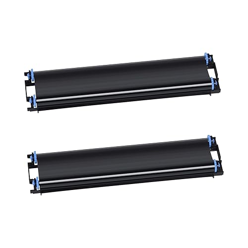 LANRU Thermal Ribbon 2 Rolls Thermal Transfer Ribbon with RFID Funtion for MT800 Portable A4 Thermal Transfer Printer