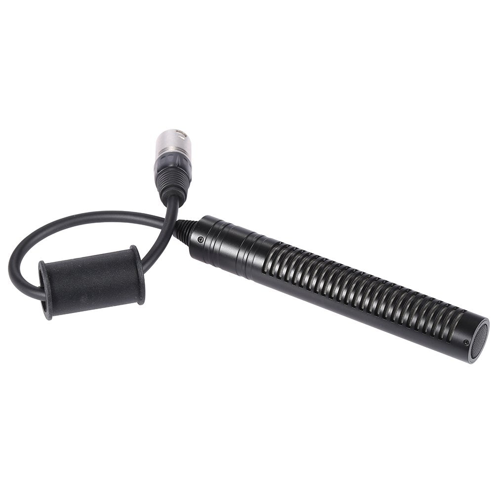 Andoer Video Recording Interview Photography Stereo Condenser Unidirectional Microphone Mic for Sony Panosonic Camcorders-XLR Interface