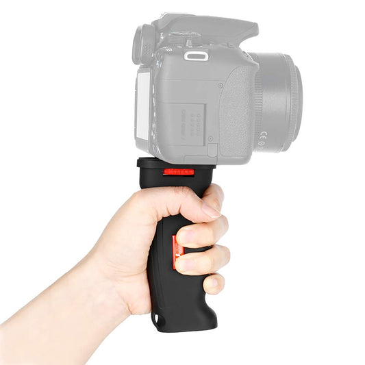 ULANZI R003 Mini Handheld Grip for Camera & Vlog, 1/4"-20 Pistol Handle Compatible with DJI Osmo 360 Pocket 3/4, Insta360 X5, Sony Canon Nikon