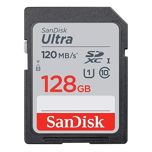 SanDisk Ultra 128GB SDXC Card (2 Pack) Works with Olympus Mirrorless Camera OM System OM-1 (SDSDUN4-128G-GN6IN) U1 C10 Full HD Bundle with (1)