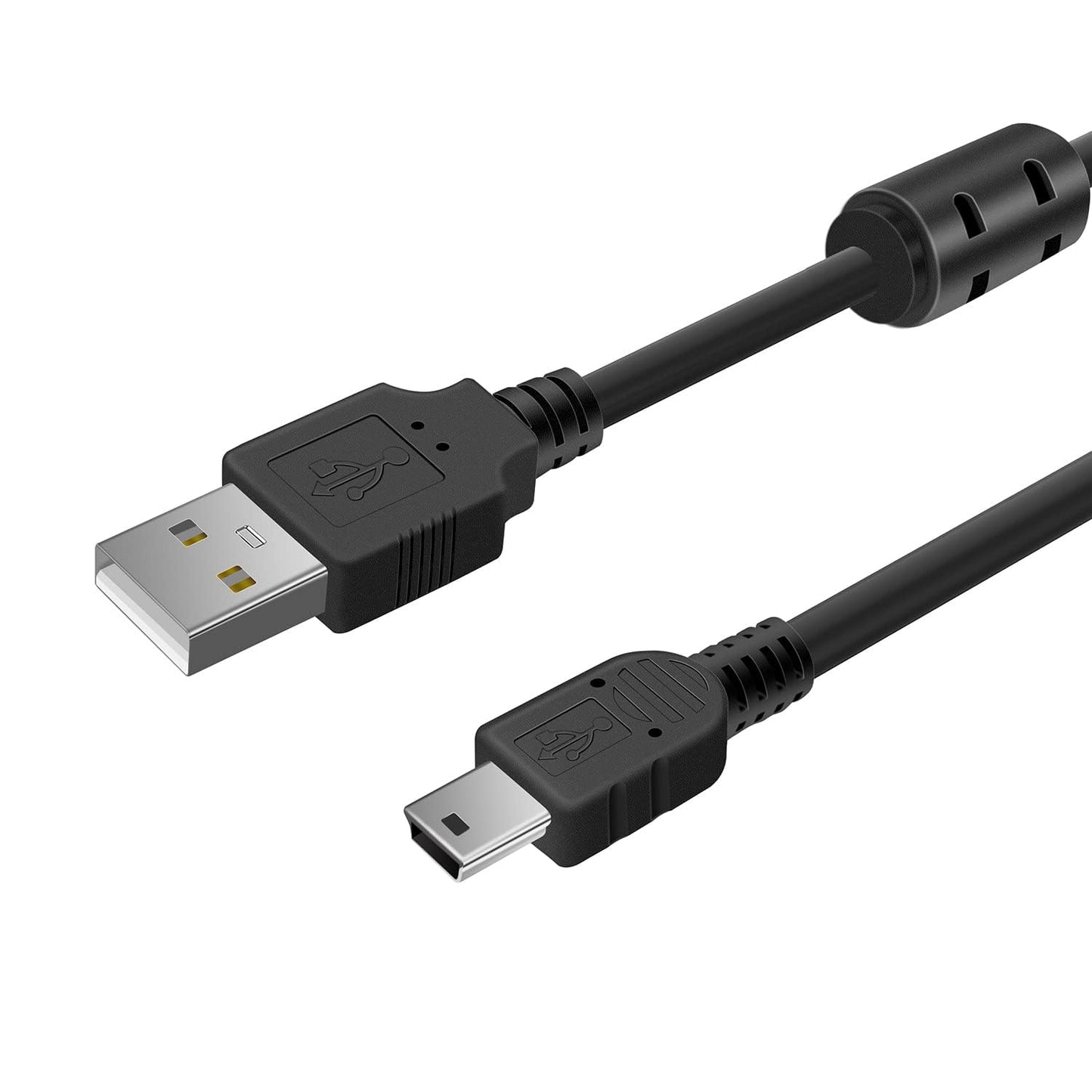 Haoyou (2-Pack) Replacement Canon Mini USB Data Transfer Cable (with Anti-Interference Magnetic Ring) Compatible with Canon PowerShot/EOS/Rebel