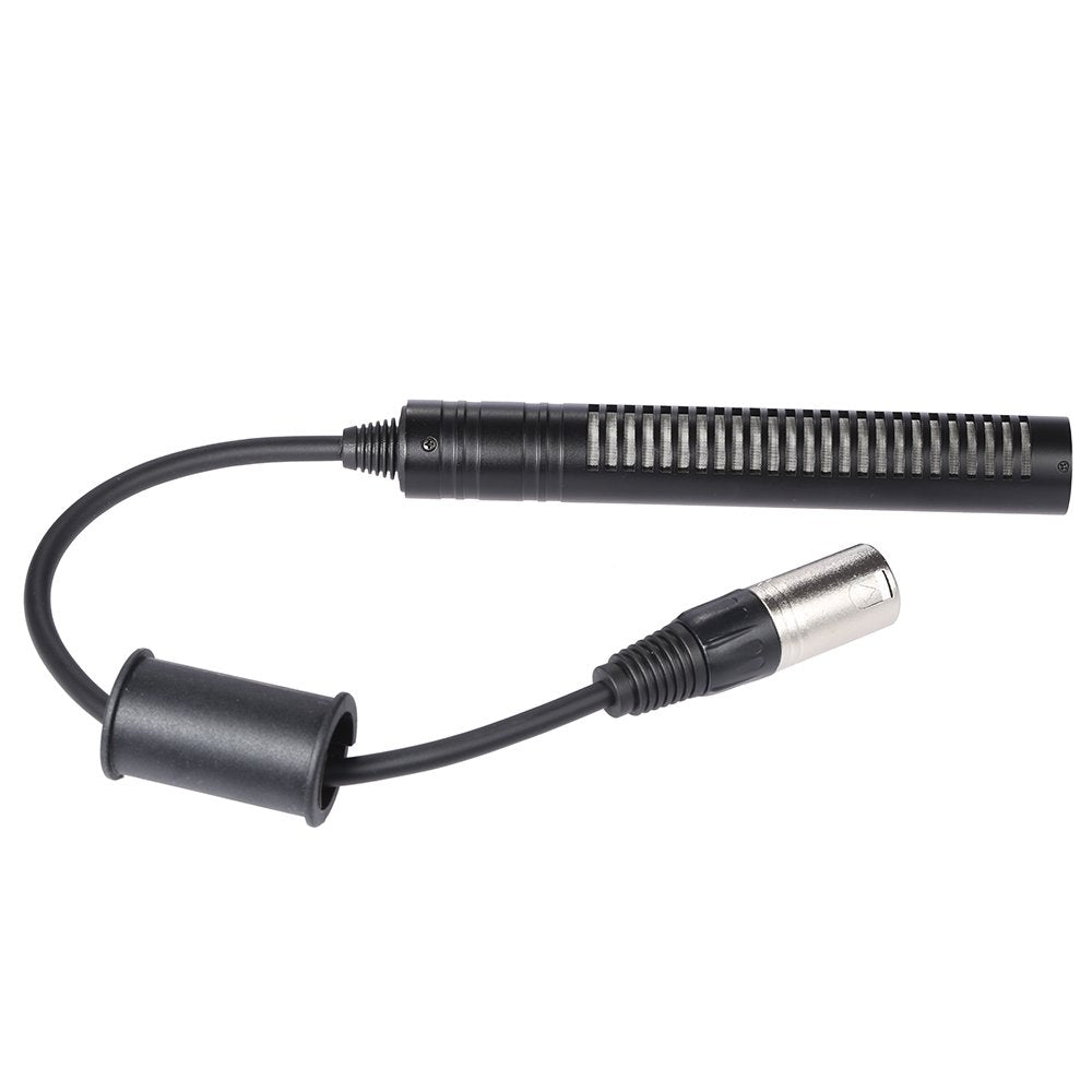 Andoer Video Recording Interview Photography Stereo Condenser Unidirectional Microphone Mic for Sony Panosonic Camcorders-XLR Interface