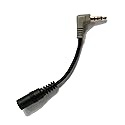 ienza TRS (3-Pole) 3.5mm Female to TRRS (4-Pole) Recording Microphone Adapter for iPhone Tablets & Smartphone Compatible with Rode, BOYA, Movo &