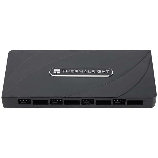 Thermalright Fan and ARGB HUB X8 ARGB/PWM Hub Controller Used SATA Power Supply, Hub Support 8 Groups of Fans, 8-Port PC PWM Fan and ARGB Fan