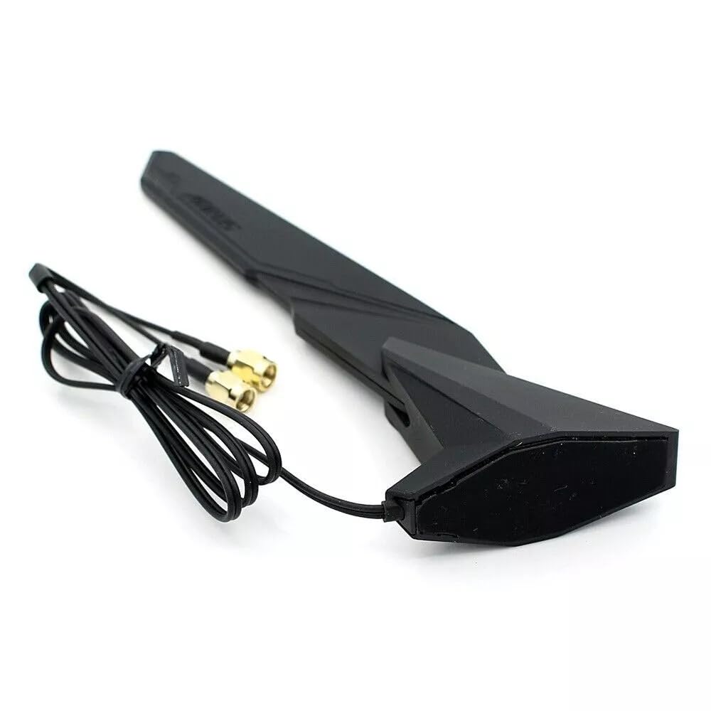 OEM Replacement 12CR5-1ANTA2-21R 8dbi 2T2R Wi-Fi Antenna for GIGABYTE Motherboards, Dual Male RP-SMA Connectors, Intel Wi-Fi 5 Wi-Fi 6 Compatible