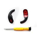 1 Pair Fit Pro Ear Hooks, Replacement for Beats Fit Pro True Wireless Headphones (Left & Right) (Black)
