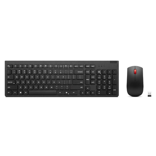 Lenovo Essential Wireless Combo Keyboard & Mouse Gen 2 US English, 2.4 GHz Wireless USB Connection, AES-128 Encryption for the Keyboard, Full-Size