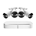 Lorex N4K2SD-84WB Surveillance System Featuring N842A82 Fusion 4K 2TB NVR and 4 E892AB 4K 8MP Active Deterrence Bullet Camera