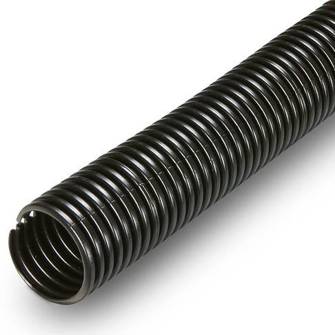 1 1/4" Black Convoluted Nylon Sleeving - (10 ft. Spool)