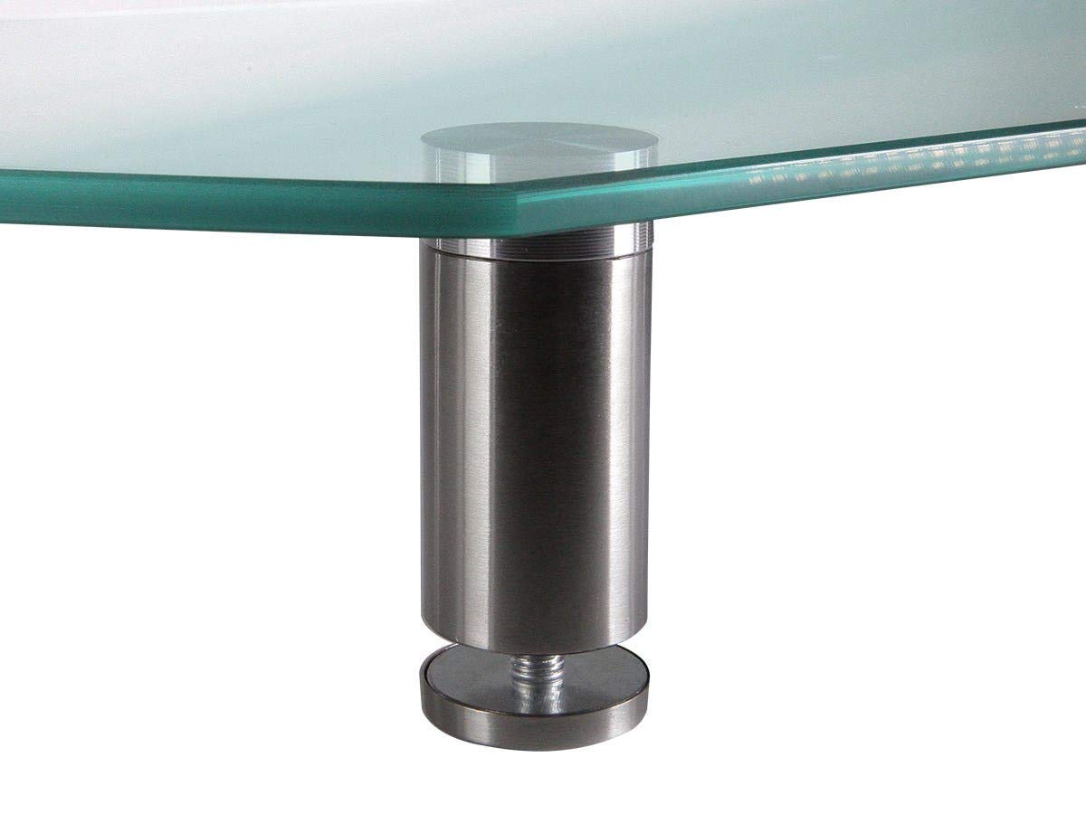 Monoprice 116356 Multimedia Riser Desktop Monitor Stand - Clear Glass, Large 30.8 x 11 Inches - Workstream Collection, 30.8" x 11.0"