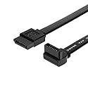SATAGear 8 inch SATA III Device Cable Straight to Right Angle (SS-02MSR)