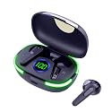 MWRPCRDN Wireless Earbuds Bluetooth Headphones 50H Playback Touch Control Noise Cancellation LED Power Display Charging Case IPX7 Waterproof Earphones