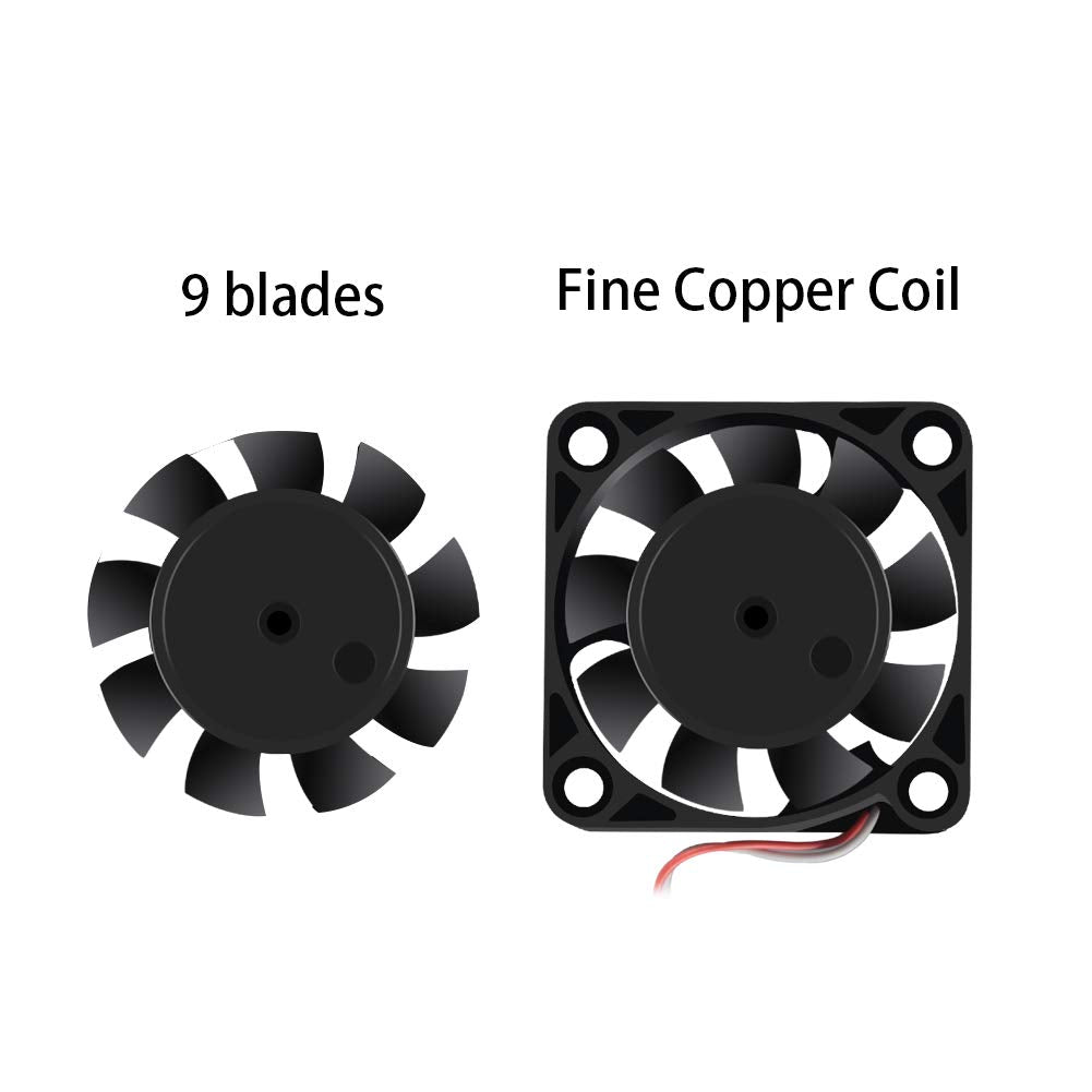 4 Pack USB Brushless Cooling Fan 40mm High Performance DC 5V Speed 4200 RPM for Small Appliances Series Replacement For Desktop