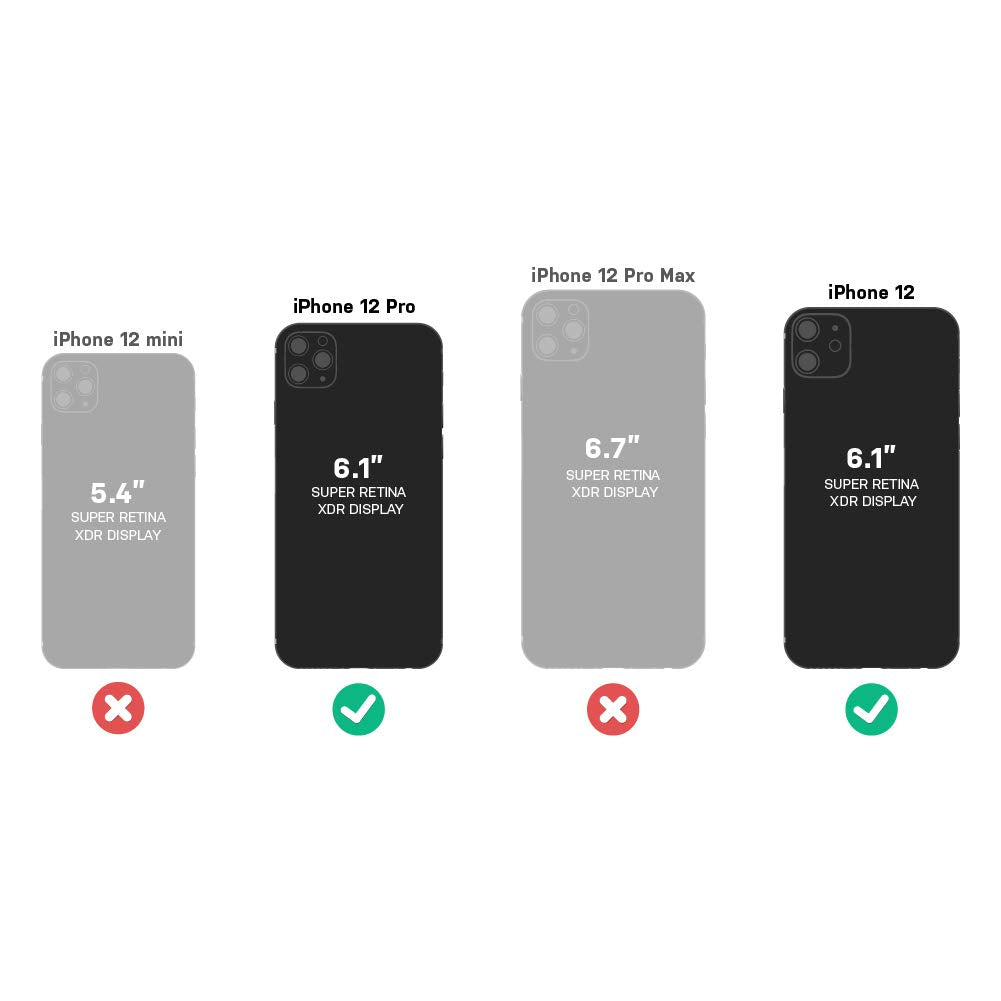 OtterBox COMMUTER SERIES Case for Apple iPhone 12 / iPhone 12 Pro - Black
