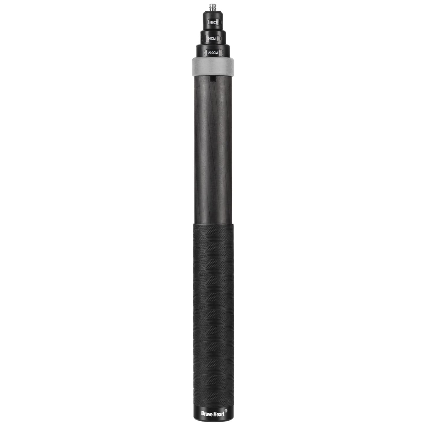 Funnyfox 33cm Extended to 2m Long True Carbon Fiber Super Long Extend Invisible Selfie Stick for insta360 X5 x4 Insta 360 X5 x4 x3 x2 x one r rs