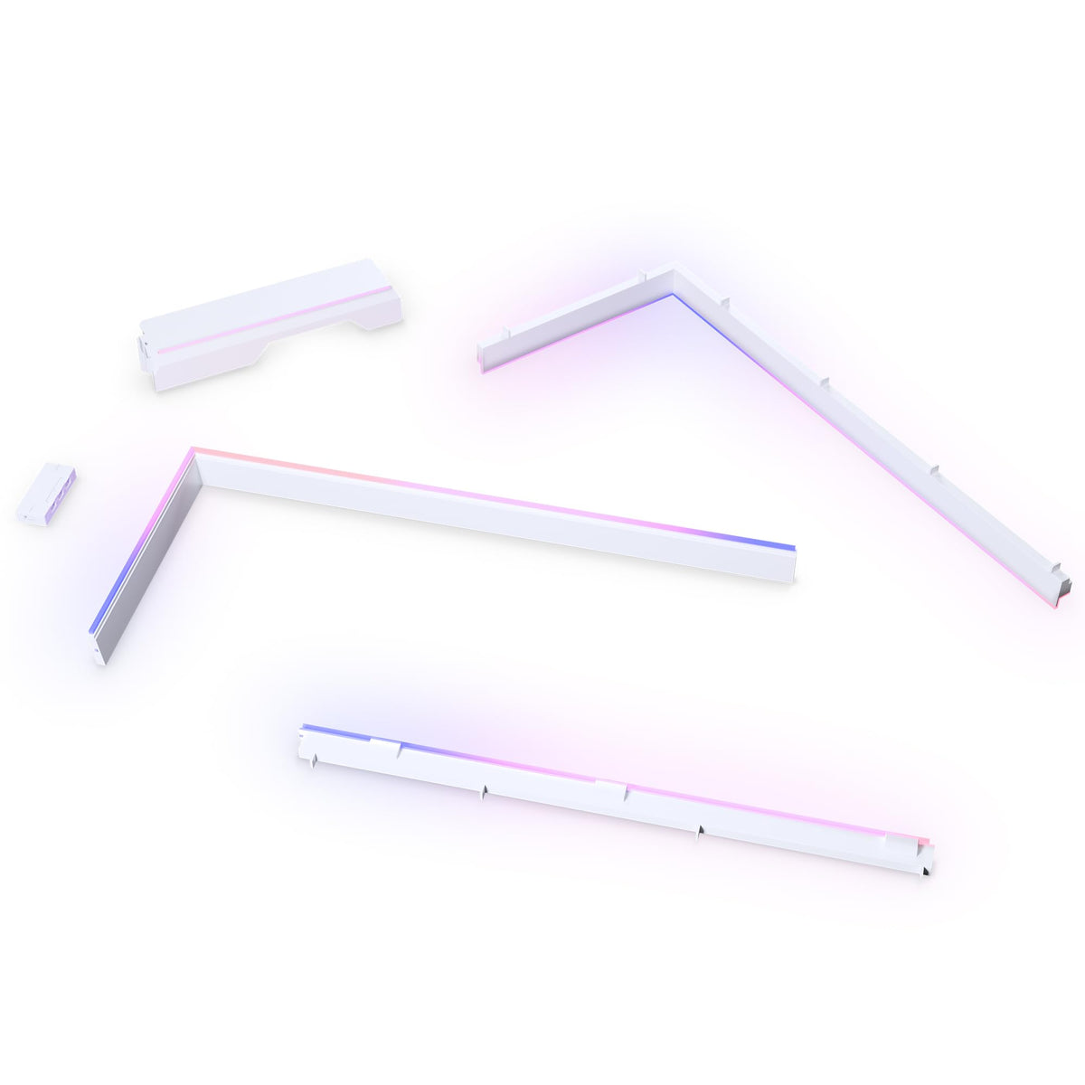Phanteks NV7 Premium DRGB Kit, 4X D/A-RGB LED modules for NV7 Outer Frame, 1x D/A-RGB Power hub Included (White)
